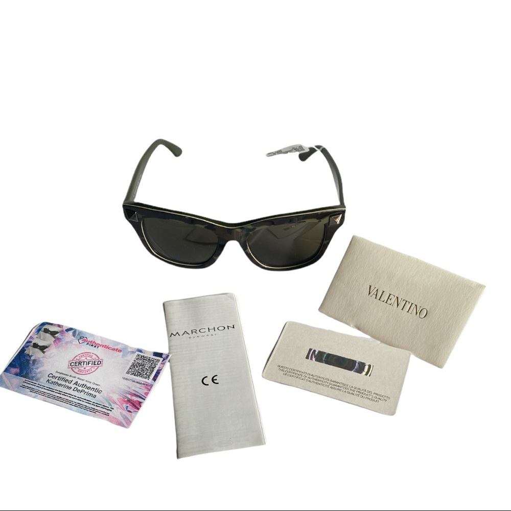 Valentino Sunglasses Camouflage Print V656SC